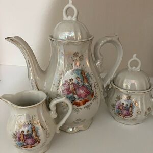 COPY - China tea set teapot cream and sugar